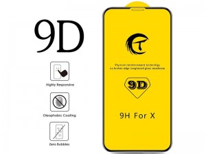 محافظ صفحه نمايش مدل 9D مناسب برای گوشی موبايل آیفون X