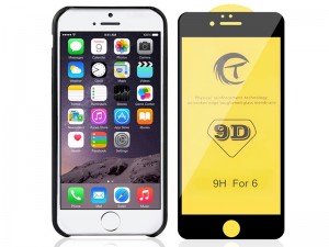 محافظ صفحه نمايش مدل 9D مناسب برای گوشی موبايل آیفون 6