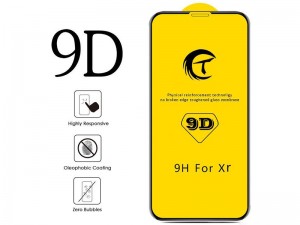 محافظ صفحه نمايش مدل 9D مناسب برای گوشی موبايل آیفون Xr