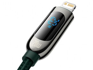 کابل شارژ لایتنینگ به تایپ سی 20 وات بیسوس Baseus Display Fast Charging Data Cable 1m CATLSK-01