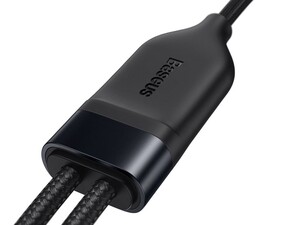 کابل دو سر Type C به Type C و لایتنینگ فست شارژ Baseus 100W Fast charging Data Cable CA1T2-F01