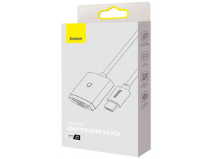 کابل اچ دی ام آی به وی جی آی بیسوس Baseus WKQX010001 Lite Series Adapter HDMI To VGA