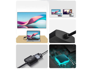 کابل اچ دی ام آی به وی جی آی بیسوس Baseus WKQX010001 Lite Series Adapter HDMI To VGA