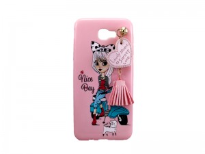 کاور ژله ایی مدل عروسکی آویزدار مناسب گوشی موبایل سامسونگj5 prime