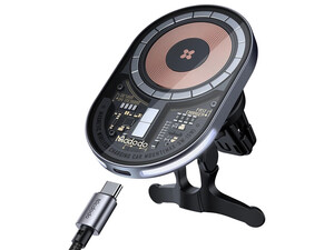 هولدر و شارژر بی سیم مگ سیف گوشی موبایل داخل خودرو مک دودو MCDODO CH-2340 Magnetic Wireless Charger Car