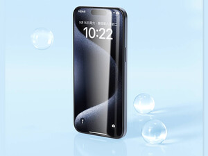 کیفیت ست محافظ صفحه نمایش شیشه ای آیفون 15 پرو نیلکین Nillkin EZ set tempered glass screen protector for Apple iPhone 15 Pro