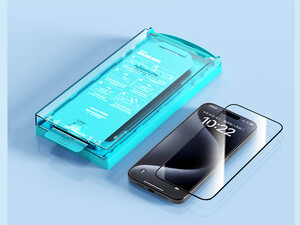 فروش ست محافظ صفحه نمایش شیشه ای آیفون 15 پرو نیلکین Nillkin EZ set tempered glass screen protector for Apple iPhone 15 Pro