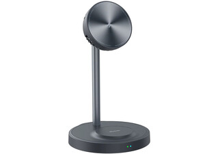 شارژر بی سیم مگنتی رومیزی 15 وات و پایه نگهدارنده موبایل و فن خنک کننده مک دودو Mcdodo Desktop Magnetic Radiator Wireless Charger CH-2151