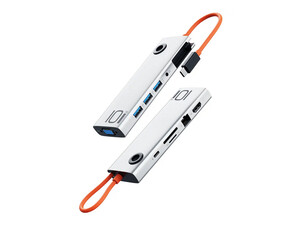 هاب تایپ سی  10 پورت راک  مدل TR30-Hub type C 10 port