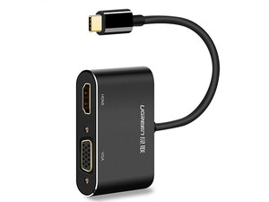 مبدل تایپ سی به HDMI و VGA یوگرین مدل MM123 50251 USB-C to HDMI and VGA Converter