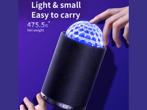اسپیکر بی سیم کامپیوتر قابل حمل جویروم JOYROOM JR-MS01 Maya Series Colorful Ambience Lights Bluetooth speaker