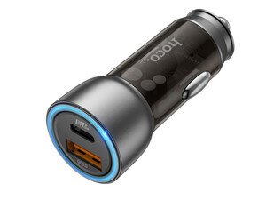 شارژر فندکی 43 وات هوکو مدل NZ8 Sprinter 43W dual port PD25W+QC3.0 car charger
