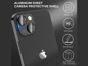 خرید محافظ لنز فلزی آها استایل  مناسب برای آیفون 13 و آیفون 13 مینی      AhaStyle WG62-1 Camera Lens Protector Metal camera frame for iPhone 13