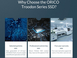 هارد اس اس دی اوریکو ORICO V500 M.2 NVMe SSD 2280 (512GB)