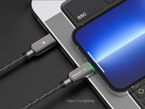 کابل شارژ USB به تایپ C رسیبا قطع کن خودکار مدل RS02C
