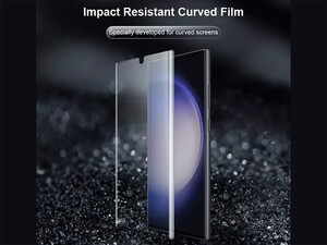 فروش محافظ صفحه نمایش گلگسی اس 24 اولترا نیلکین Nillkin Impact Resistant Curved Film for Samsung Galaxy S24 Ultra