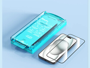 خرید محافظ صفحه نمایش شیشه ای ست نیلکین Nillkin EZ set tempered glass screen protector for Apple iPhone 15 6.1