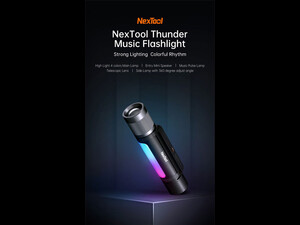چراغ قوه 12 کاره شیائومی Xiaomi NexTool NE20161 Outdoor Thunder 12 in 1 the flashlight