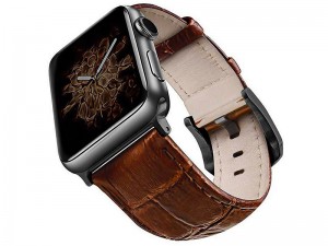 بند چرمی ویوا مادرید مدل Montre CROX مناسب برای اپل واچ 44/42 میلی متری