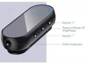 گیرنده صوتی بلوتوثی بیسوس مدل BA02 Audio Converter Wireless Adapter