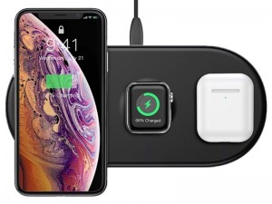 شارژر بی سیم سه کاره بیسوس مدل Smart 3in1 Wireless Charger