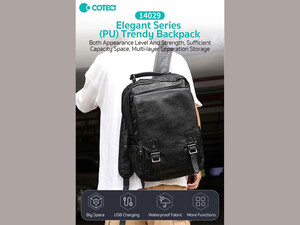 خرید بهترین کوله پشتی ضدآب کوتتسی Coteetci Elegant series Trendy Backpack 14029-BK