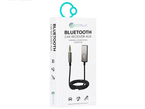 خرید گیرنده بلوتوث خودو به همراه کابل صدا آی یو ایکس کوتتسی Coteetci Bluetooth 5.0 AUX Car Bluetooth receiver 74001