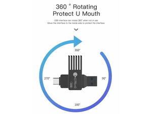 قیمت فلش مموری تایپ سی و یو ای بی کوتتسی Coteetci Type C and USB flash memory CS8833-32G