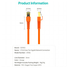 کابل شبکه 40 گیگ پنج متری کوتتسی 87501 CTA8
