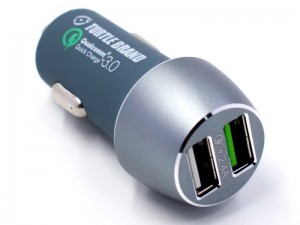 شارژر فندکی ترتل مدل Dual Port Car Charger QC3.0 بهمراه کابل شارژ تایپ سی