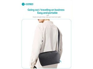 کیف دوشی لوازم جانبی مکعبی شکل کوتتسی COTECi square disgonal bag 14018