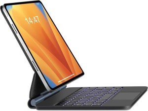 کاور کیبورددار مگنتی هوشمند آیپد 12.9 اینچ کوتسی Coteci Magic Keyboard Ipad 12.9 64013