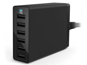 شارژر دیواری 6 پورت انکر ANKER POWERPORT 6 60W 6-Port USB Wall Charger A2123