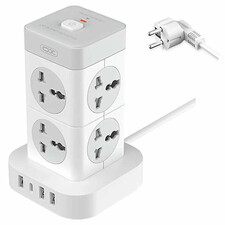 چند راهی برق 8 سوکت، 3 یو اس بی و 1 تایپ سی ایکس او WL21