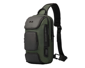 کوله پشتی تک بند یو اس بی دار 8 لیتری بنج BANGE BG-7086  Men Chest Bag Single Shoulder Bag