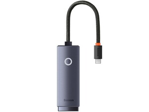 هاب تبدیل تایپسی به RJ45 بیسوس Baseus WKQX000213 Lite Series Type-C to RJ45 LAN Port Hub