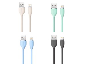 کابل شارژر آیفون بیسوس Baseus CAGD000004 Jelly Liquid Silica Gel USB to iP Fast Charging Data Cable