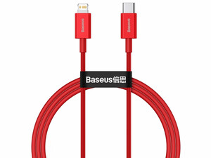 کابل شارژ سریع تایپ سی به لایتنینگ بیسوس Baseus Superior Series Type-C to iP PD 20W Fast Charging 1m