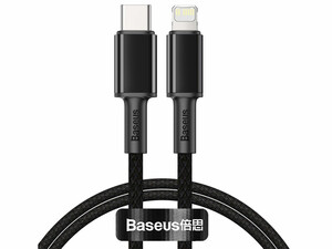 کابل شارژ و انتقال داده سریع تایپ سی به لایتنینگ 20 وات 2 متری بیسوس Baseus CATLGD High Density Braided Type-C to iP PD 20W Cable