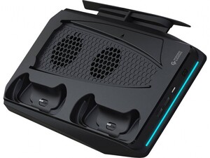 پایه خنک کننده  ps5 شارژر چندمنظوره پورودو Porodo Multi-Fanction Cooling and Charghing HUB PDX114-WH