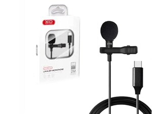 خرید میکروفون تایپ سی ایکس‌او XO-MKF 02 Lavalier Microphone 2M Length Type C