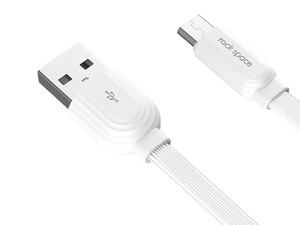 کابل شارژ و انتقال داده میکرو یو اس بی راک RockSpace S5 Charge and Sync Micro USB Cable 1M