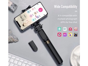 مونوپاد بلوتوثی سه پایه دار راک Rock RST1052 Bluetooth Remote Selfie Stick