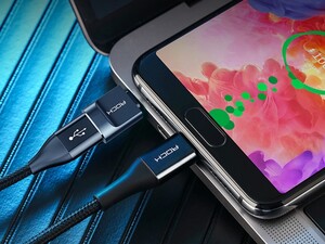 مبدل یو اس بی 3.0 به تایپ سی راک ROCK USB AF to Type-C 3.0 Adapter قابلیت شارژ و انتقال دیتا