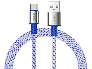 کابل شارژ سریع یو اس بی به تایپ سی 5 آمپر یک متری رسی RTC-P37C