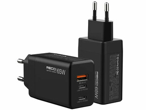 شارژر دیواری یو اس بی و تایپ سی 65 وات رسی RC56E