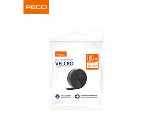 خرید بند چسبی کابل یک متری رسی Recci RCS-S03 Velcro cable ties 1 meter