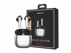 بهترین هندزفری بلوتوث فلزی رسی Recci W42 Bounty Hunter TWS wireless earphone Bluetooth