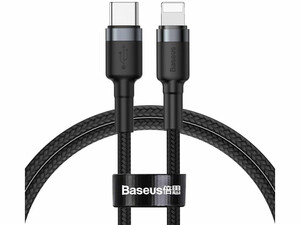 سیم شارژر فست آیفونی تایپ سی به لایتنینگ بیسوس Baseus Cafule Type-C to Lightning Cable 1M