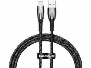 کابل شارژ لایتنینگ 2.4 آمپر یک متری بیسوس Baseus Glimmer Fast Charging Data Cable CADH000201
